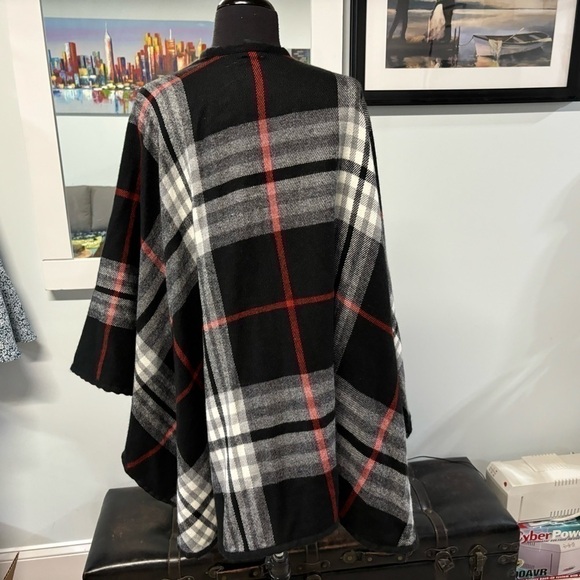 ❤️VFRASS Everyday Plaid Rounded Kimono - Picture 5 of 7